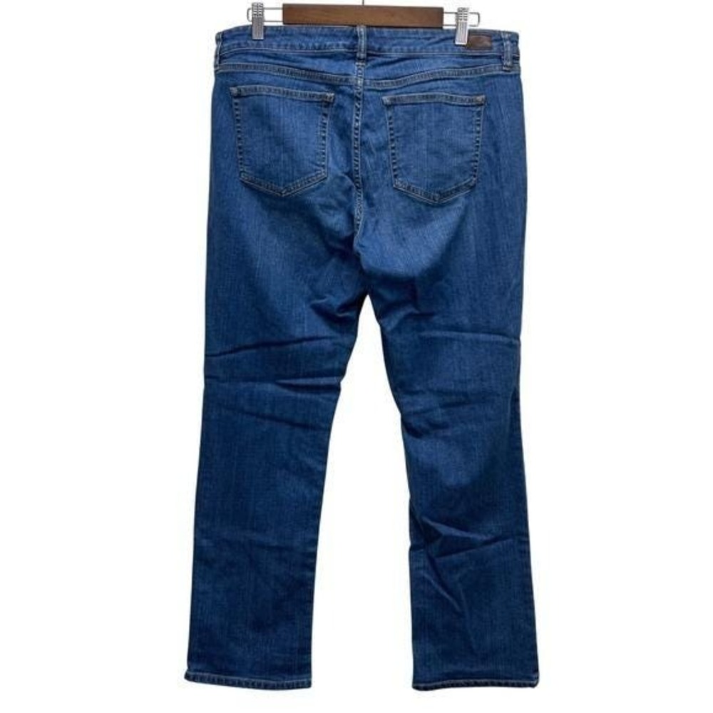 Lauren Ralph‎ Lauren Modern Straight Curvy Jeans 14 Blue Stretch Denim VTG 90s